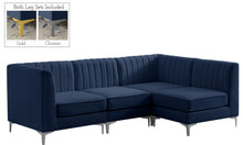 Load image into Gallery viewer, Alina Navy Velvet Modular Sectional
