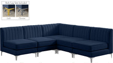 Load image into Gallery viewer, Alina Navy Velvet Modular Sectional
