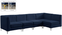 Load image into Gallery viewer, Alina Navy Velvet Modular Sectional
