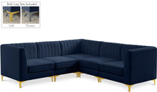 Load image into Gallery viewer, Alina Navy Velvet Modular Sectional
