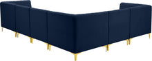 Load image into Gallery viewer, Alina Navy Velvet Modular Sectional
