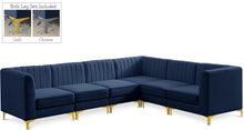 Load image into Gallery viewer, Alina Navy Velvet Modular Sectional
