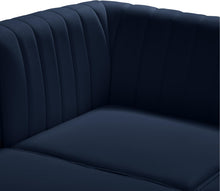 Load image into Gallery viewer, Alina Navy Velvet Modular Sectional
