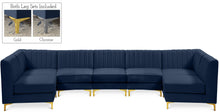 Load image into Gallery viewer, Alina Navy Velvet Modular Sectional
