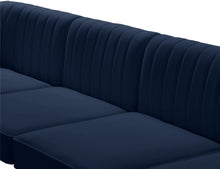 Load image into Gallery viewer, Alina Navy Velvet Modular Sectional
