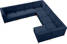 Load image into Gallery viewer, Alina Navy Velvet Modular Sectional
