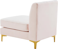 Load image into Gallery viewer, Alina Pink Velvet Armless Chair
