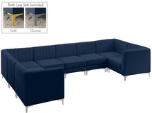 Load image into Gallery viewer, Alina Navy Velvet Modular Sectional
