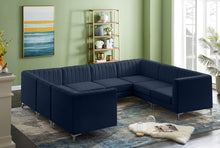 Load image into Gallery viewer, Alina Navy Velvet Modular Sectional
