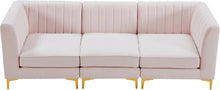 Load image into Gallery viewer, Alina Pink Velvet Modular Sectional
