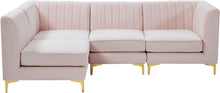 Load image into Gallery viewer, Alina Pink Velvet Modular Sectional
