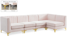 Load image into Gallery viewer, Alina Pink Velvet Modular Sectional
