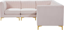 Load image into Gallery viewer, Alina Pink Velvet Modular Sectional
