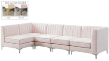 Load image into Gallery viewer, Alina Pink Velvet Modular Sectional
