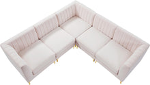 Load image into Gallery viewer, Alina Pink Velvet Modular Sectional
