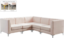 Load image into Gallery viewer, Alina Pink Velvet Modular Sectional
