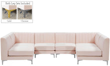 Load image into Gallery viewer, Alina Pink Velvet Modular Sectional
