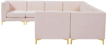 Load image into Gallery viewer, Alina Pink Velvet Modular Sectional
