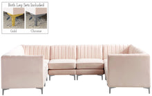 Load image into Gallery viewer, Alina Pink Velvet Modular Sectional
