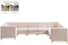 Load image into Gallery viewer, Alina Pink Velvet Modular Sectional
