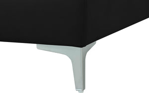 Julia Black Velvet Modular Ottoman