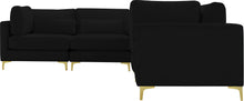 Load image into Gallery viewer, Julia Black Velvet Modular Sectional (5 Boxes)
