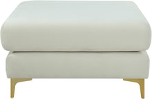 Load image into Gallery viewer, Julia Cream Velvet Modular Ottoman
