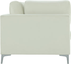 Julia Cream Velvet Modular Sofa (3 Boxes)