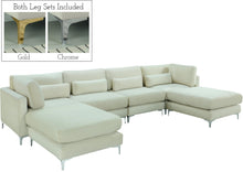 Load image into Gallery viewer, Julia Cream Velvet Modular Sectional (6 Boxes)
