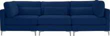 Load image into Gallery viewer, Julia Navy Velvet Modular Sofa (3 Boxes)
