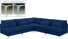 Load image into Gallery viewer, Julia Navy Velvet Modular Sectional (5 Boxes)
