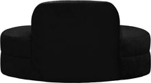 Load image into Gallery viewer, Mitzy Black Velvet Loveseat
