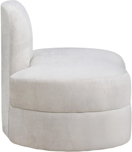 Mitzy Cream Velvet Chair