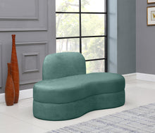 Load image into Gallery viewer, Mitzy Mint Velvet Loveseat
