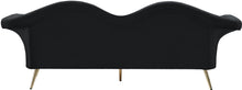 Load image into Gallery viewer, Lips Black Velvet Sofa
