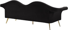 Load image into Gallery viewer, Lips Black Velvet Sofa

