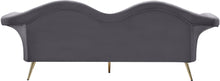 Load image into Gallery viewer, Lips Grey Velvet Sofa
