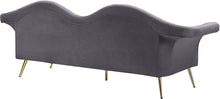 Load image into Gallery viewer, Lips Grey Velvet Sofa
