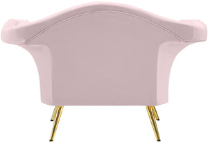 Lips Pink Velvet Chair