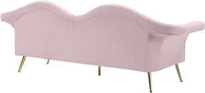 Lips Pink Velvet Sofa