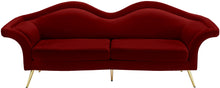 Load image into Gallery viewer, Lips Red Velvet Sofa
