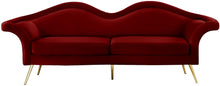 Load image into Gallery viewer, Lips Red Velvet Sofa
