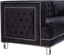 Load image into Gallery viewer, Lucas Black Velvet Loveseat
