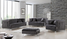 Load image into Gallery viewer, Lucas Grey Velvet Sofa

