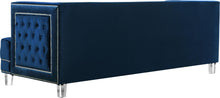 Load image into Gallery viewer, Lucas Navy Velvet Sofa
