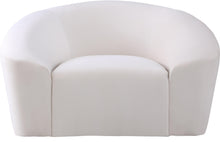 Load image into Gallery viewer, Riley Cream Velvet Chair
