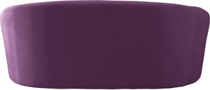 Riley Purple Velvet Loveseat