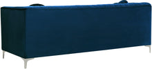 Load image into Gallery viewer, Isabelle Navy Velvet Loveseat
