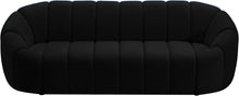 Load image into Gallery viewer, Elijah Black Velvet Sofa
