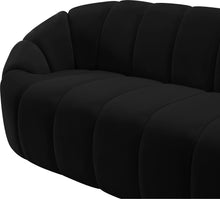 Load image into Gallery viewer, Elijah Black Velvet Sofa
